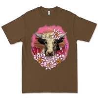 Cacao v.d lotus and cow Premium Tee - AdoDesignShop