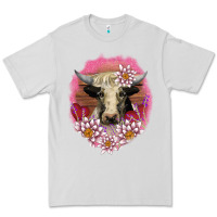 V.d Lotus And Cow Premium Tee | Teevron