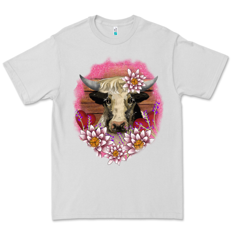 V.d Lotus And Cow Premium Tee by AdoDesignShop | Teevron