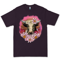 Plum v.d lotus and cow Premium Tee - AdoDesignShop