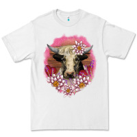 White v.d lotus and cow Premium Tee - AdoDesignShop