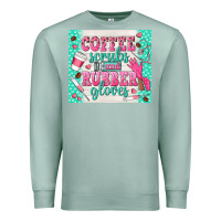 Seafoam coffee scrubs and rubber gloves Premium Sweatshirt - TumblerDesignByShophia