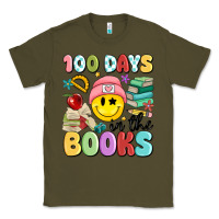 Army Green 100 days in the books Classic Tee - MaliasSmallBusiness