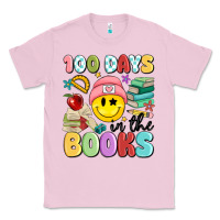 Bubblegum Pink 100 days in the books Classic Tee - MaliasSmallBusiness