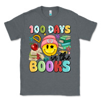 Charcoal Heather 100 days in the books Classic Tee - MaliasSmallBusiness