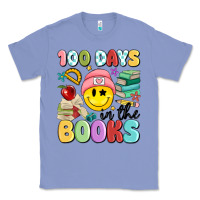 Colony Blue 100 days in the books Classic Tee - MaliasSmallBusiness