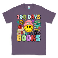Lavender 100 days in the books Classic Tee - MaliasSmallBusiness