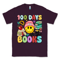 Plum 100 days in the books Classic Tee - MaliasSmallBusiness