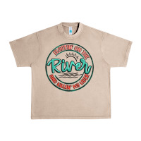 French Oak floatin on the river killin my liver Urban Heavy Tee - MaliasSmallBusiness