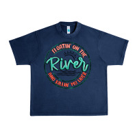 Navy floatin on the river killin my liver Urban Heavy Tee - MaliasSmallBusiness