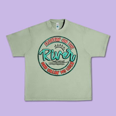Floatin On The River Killin My Liver Urban Heavy Tee Designed By Maliassmallbusiness