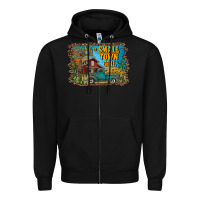 Black just a small town girl Zipper Hoodie - RanaPortraitStore
