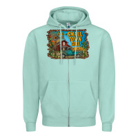 Seafoam just a small town girl Zipper Hoodie - RanaPortraitStore