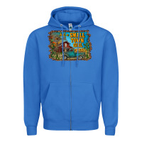 True Royal just a small town girl Zipper Hoodie - RanaPortraitStore