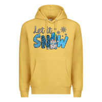 Antique Gold let it snow Premium Hoodie - JahusDesignShop