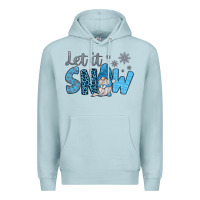 Blue Mist let it snow Premium Hoodie - JahusDesignShop