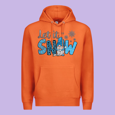 Let It Snow Premium Hoodie Designed By Jahusdesignshop