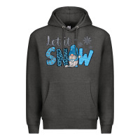Charcoal Heather let it snow Premium Hoodie - JahusDesignShop