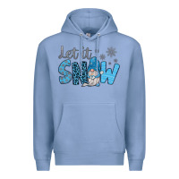 Colony Blue let it snow Premium Hoodie - JahusDesignShop