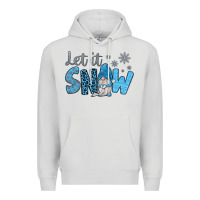 Dove Grey let it snow Premium Hoodie - JahusDesignShop
