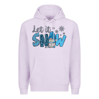 Lilac let it snow Premium Hoodie - JahusDesignShop