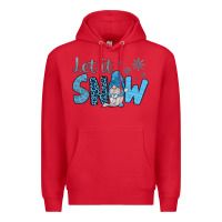 Red let it snow Premium Hoodie - JahusDesignShop