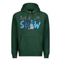 Sports Green let it snow Premium Hoodie - JahusDesignShop