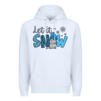 White let it snow Premium Hoodie - JahusDesignShop