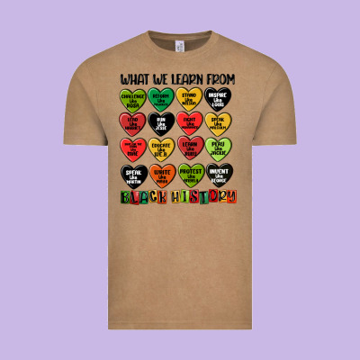 What We Learn From Black History Vintage Tee Designed By Maliassmallbusiness
