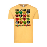 Vintage Mustard what we learn from black history Vintage Tee - MaliasSmallBusiness