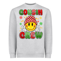Heather Grey cousin crew Heavyweight Sweatshirt - MaliasSmallBusiness