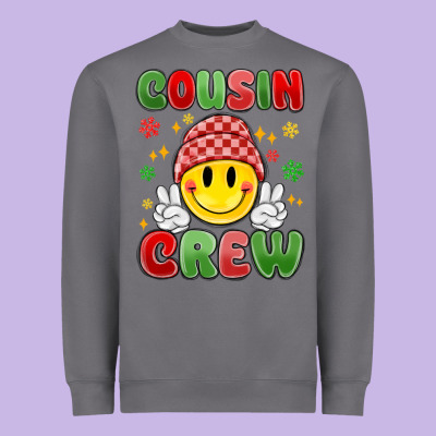 Cousin Crew Heavyweight Sweatshirt Designed By Maliassmallbusiness