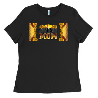 Black leopard softball mom 16oz libbey glass Ladies Tee - HRA Design Shop