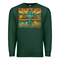 Sports Green western cross Premium Sweatshirt - TumblerDesignByShophia