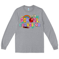 Heather Grey school counselor Long Sleeve Tee - MaliasSmallBusiness