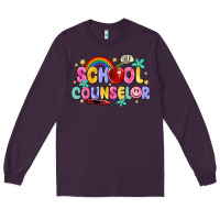 Plum school counselor Long Sleeve Tee - MaliasSmallBusiness