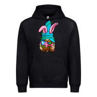 Black Easter Wicker Basket Gnome Urban Hoodie - BundleAndBundleShop