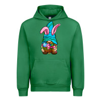 Emerald Easter Wicker Basket Gnome Urban Hoodie - BundleAndBundleShop