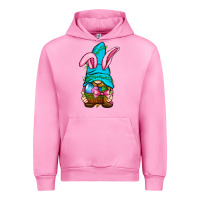 Fuchsia Pink Easter Wicker Basket Gnome Urban Hoodie - BundleAndBundleShop
