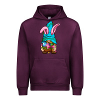 Mauve Wine Easter Wicker Basket Gnome Urban Hoodie - BundleAndBundleShop