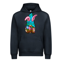 Navy Easter Wicker Basket Gnome Urban Hoodie - BundleAndBundleShop