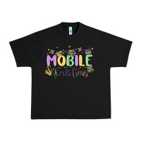 Black mobile mardi gras Urban Heavy Tee - MaliasSmallBusiness