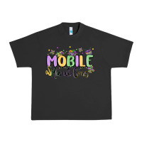 Pigment Black mobile mardi gras Urban Heavy Tee - MaliasSmallBusiness