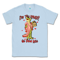 Dusty Blue im too much go find less boujee frog funny Classic Tee - JahusDesignShop