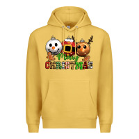 Antique Gold merry christmas Premium Hoodie - CowGirlArtShop
