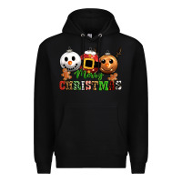 Black merry christmas Premium Hoodie - CowGirlArtShop