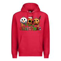 Cardinal merry christmas Premium Hoodie - CowGirlArtShop
