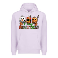 Lilac merry christmas Premium Hoodie - CowGirlArtShop