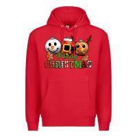Red merry christmas Premium Hoodie - CowGirlArtShop