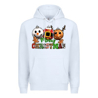 White merry christmas Premium Hoodie - CowGirlArtShop